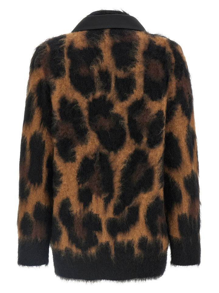 Sacai Cardigan With Double-Breasted Insert Sweaters and Cardigans - Multicolor | dd6dcb7c336d16cc429e88c87e6c39ef8be858ff