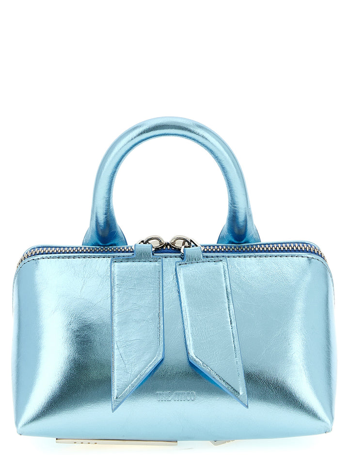 The Attico Friday Hand Bags - Light Blue | e46611627f9d955c404892b433b6465ed567d112