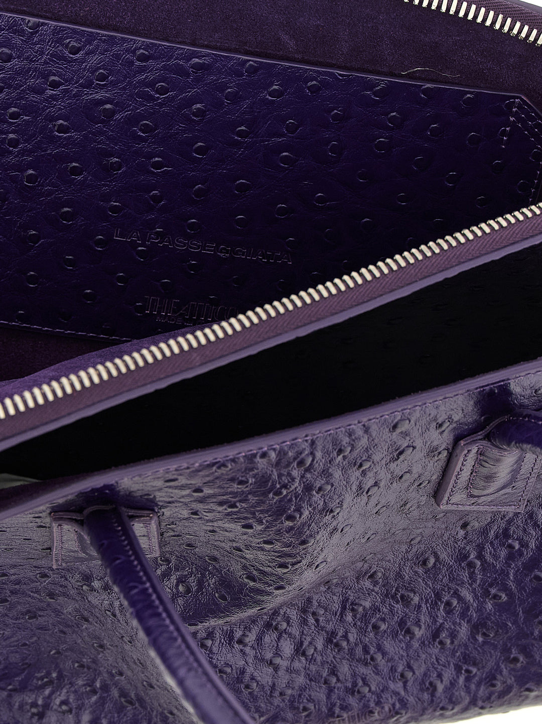 The Attico La Passeggiata Medium Shoulder Bags - Purple | 61b61eca4de1c2d7c9c4f3cf1e64dcd5032816a2