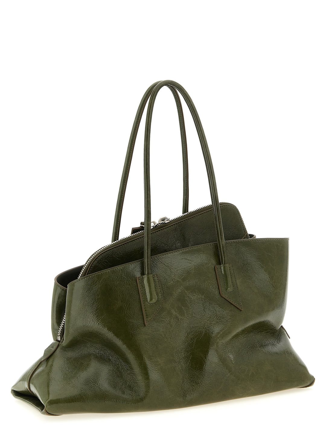 The Attico La Passeggiata Medium Shoulder Bags - Green | fdf9077bcfed36cb37dfb40134841cbc26c7a609