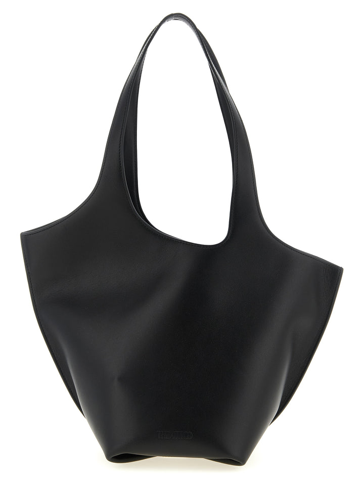 The Attico La Scoop Medium Shoulder Bags - Black | 0da470b0fa824d3f6266488da5c12f8abba07cf2