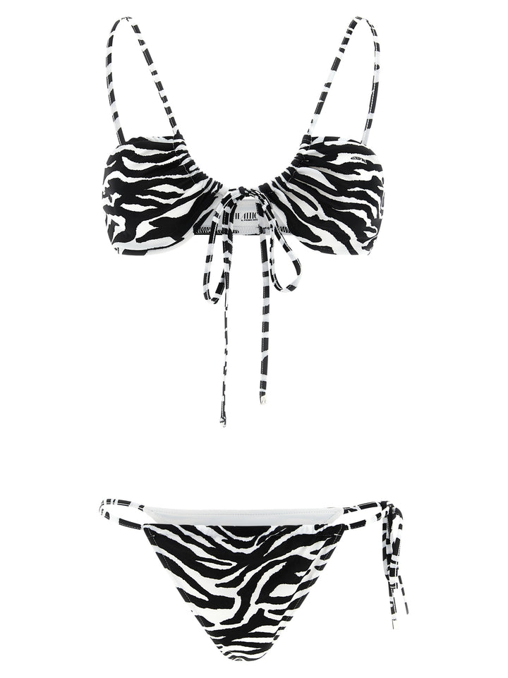 The Attico Il Primo Bagno Beachwear - White/Black | 44b2761e6690db1d8f64d95818053447bb57f494