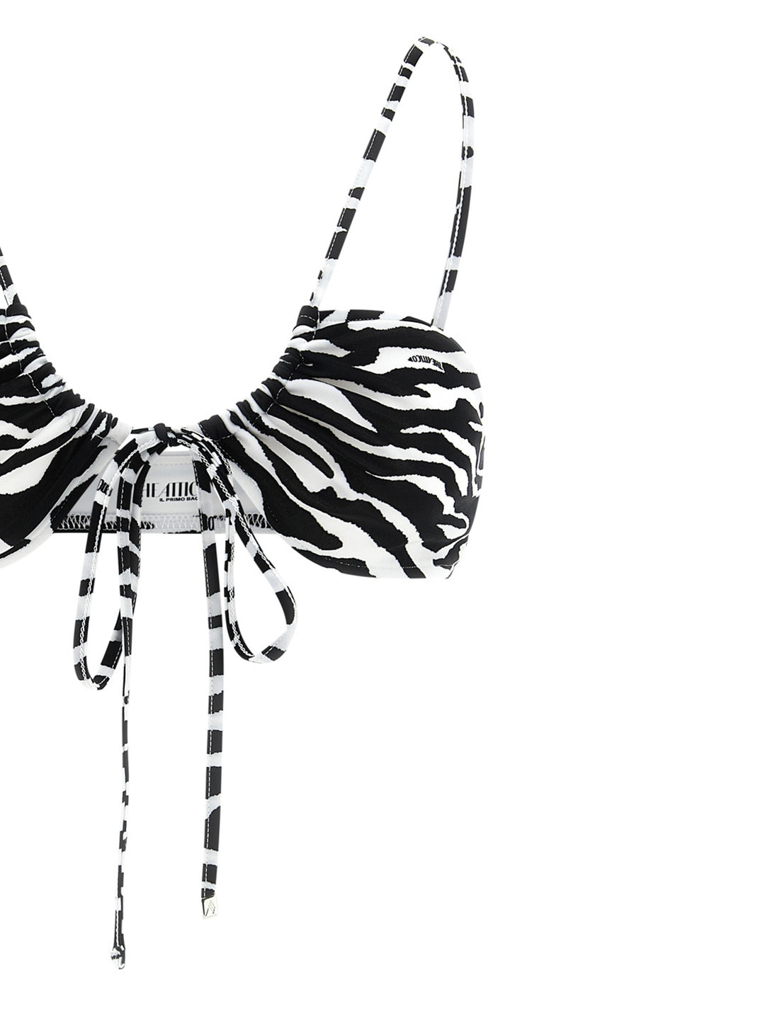 The Attico Il Primo Bagno Beachwear - White/Black | 65191b34658f1d1fbe183828ebdf657ed3be3bad