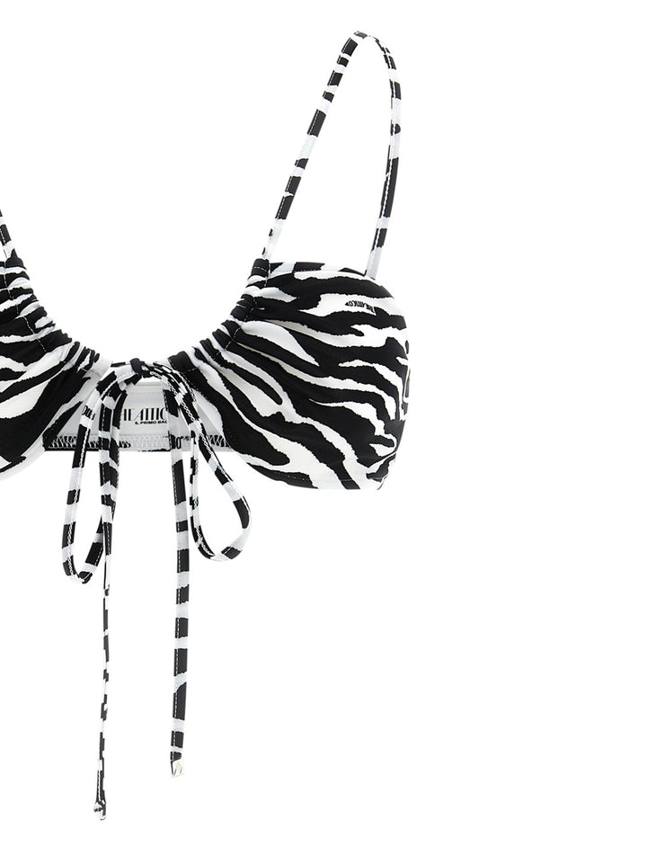 The Attico Il Primo Bagno Beachwear - White/Black | 65191b34658f1d1fbe183828ebdf657ed3be3bad