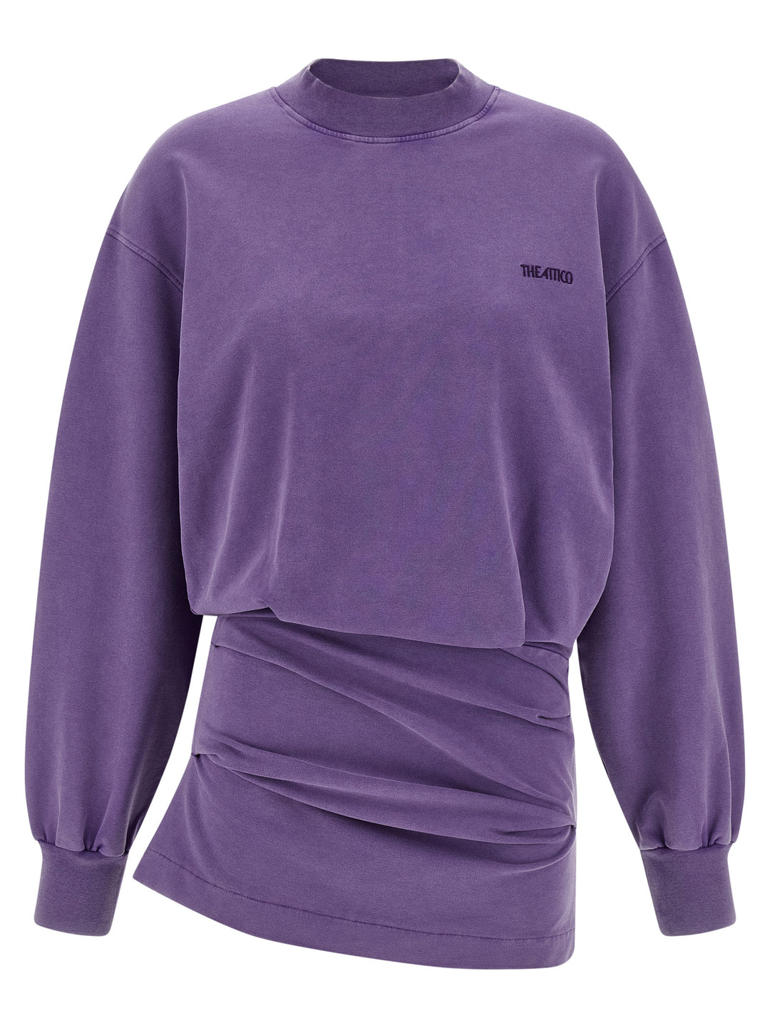 The Attico Faded Sweatshirt Dress Dresses - Purple | cb258c07d5f41178aa13f8efd61a00a4624ef78e