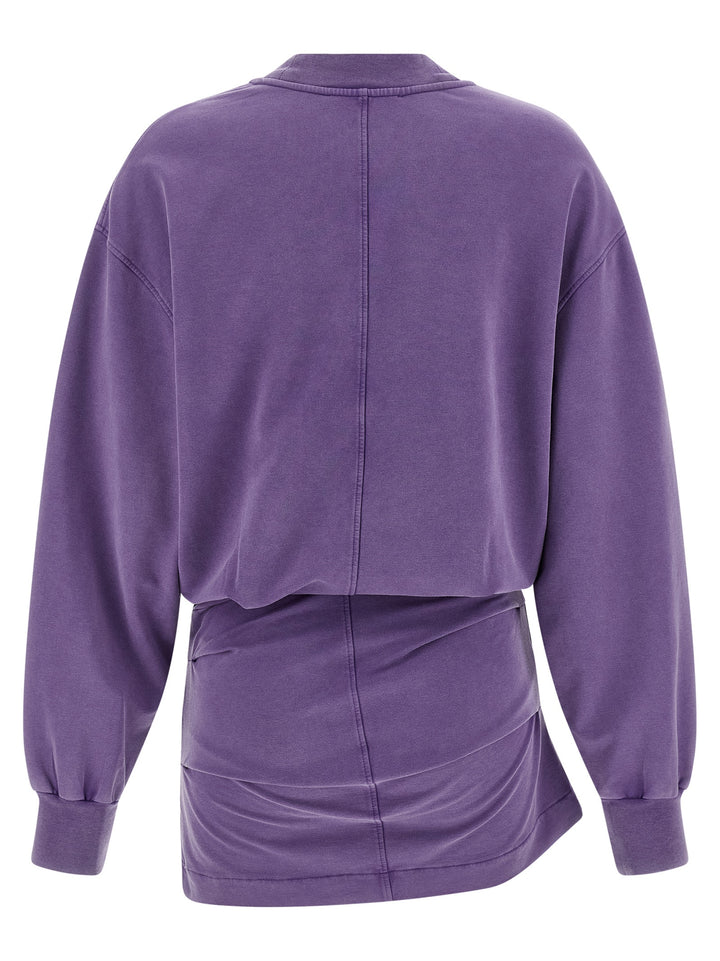 The Attico Faded Sweatshirt Dress Dresses - Purple | 42f5725337ff7d3999f9d37fbf3cd9bbc3fa8954