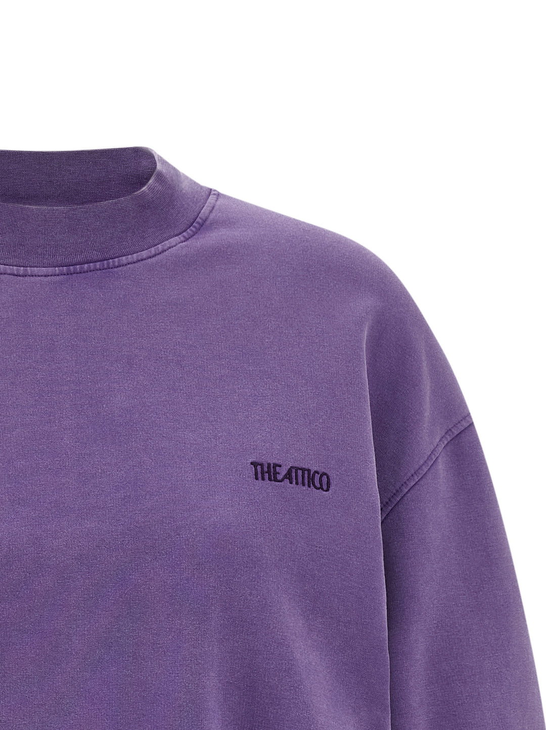 The Attico Faded Sweatshirt Dress Dresses - Purple | 8ec1c6af266cf6e78970cad85944b90f1b71ab0c