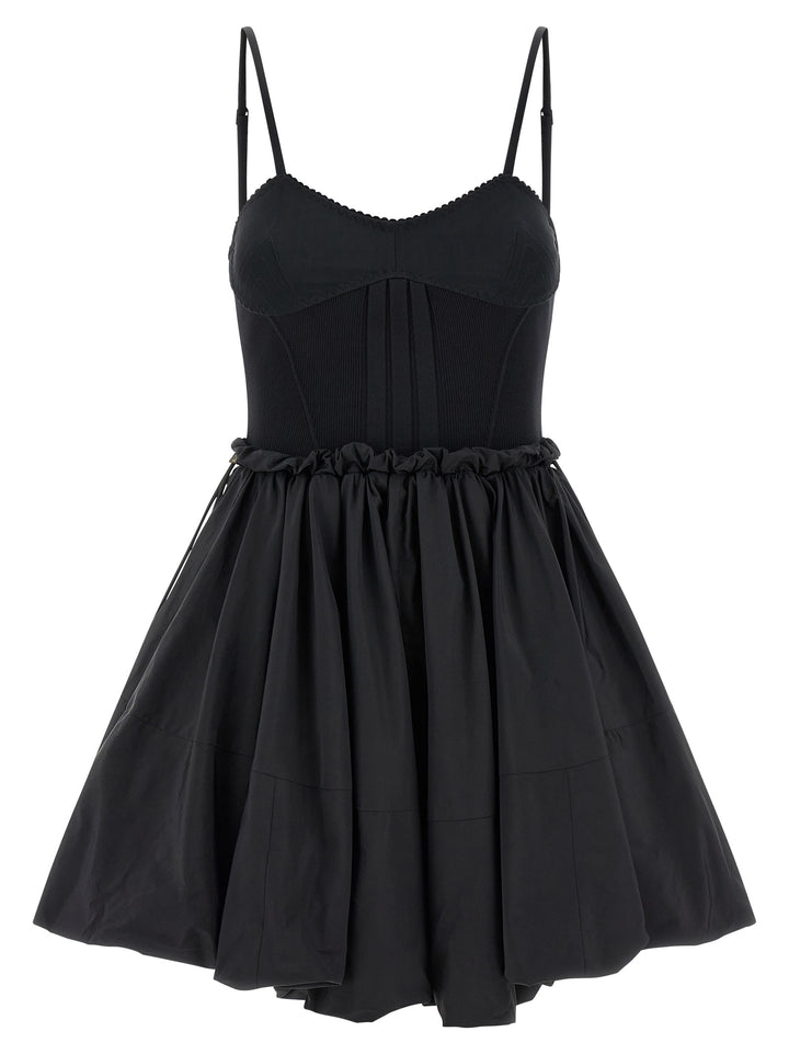 The Attico Taffeta Dress Dresses - Black | 430aa7a65b09c680ea3fb093e965c3634e016547