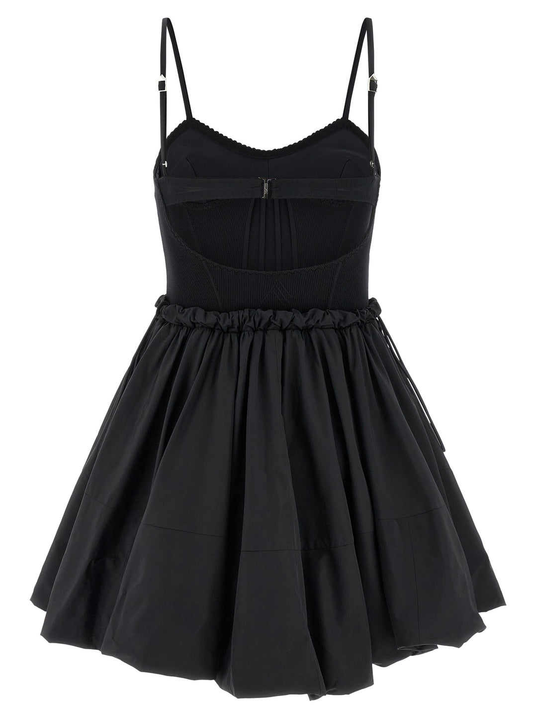 The Attico Taffeta Dress Dresses - Black | 349c3b97823651ee0aa4c3b7ea88d913ac995539