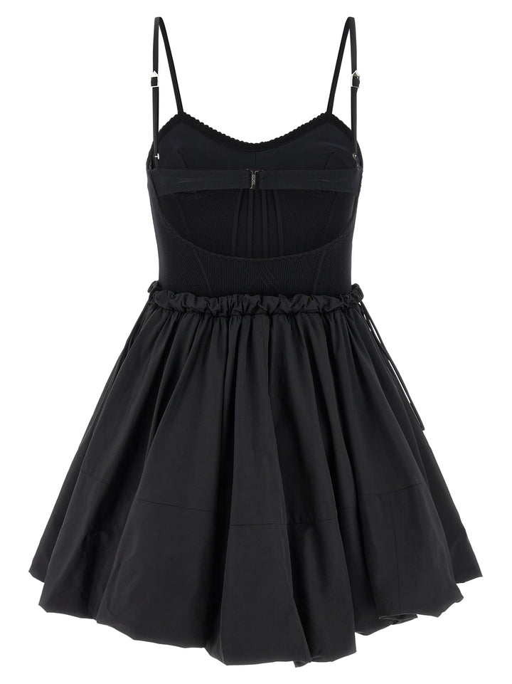 The Attico Taffeta Dress Dresses - Black | 349c3b97823651ee0aa4c3b7ea88d913ac995539