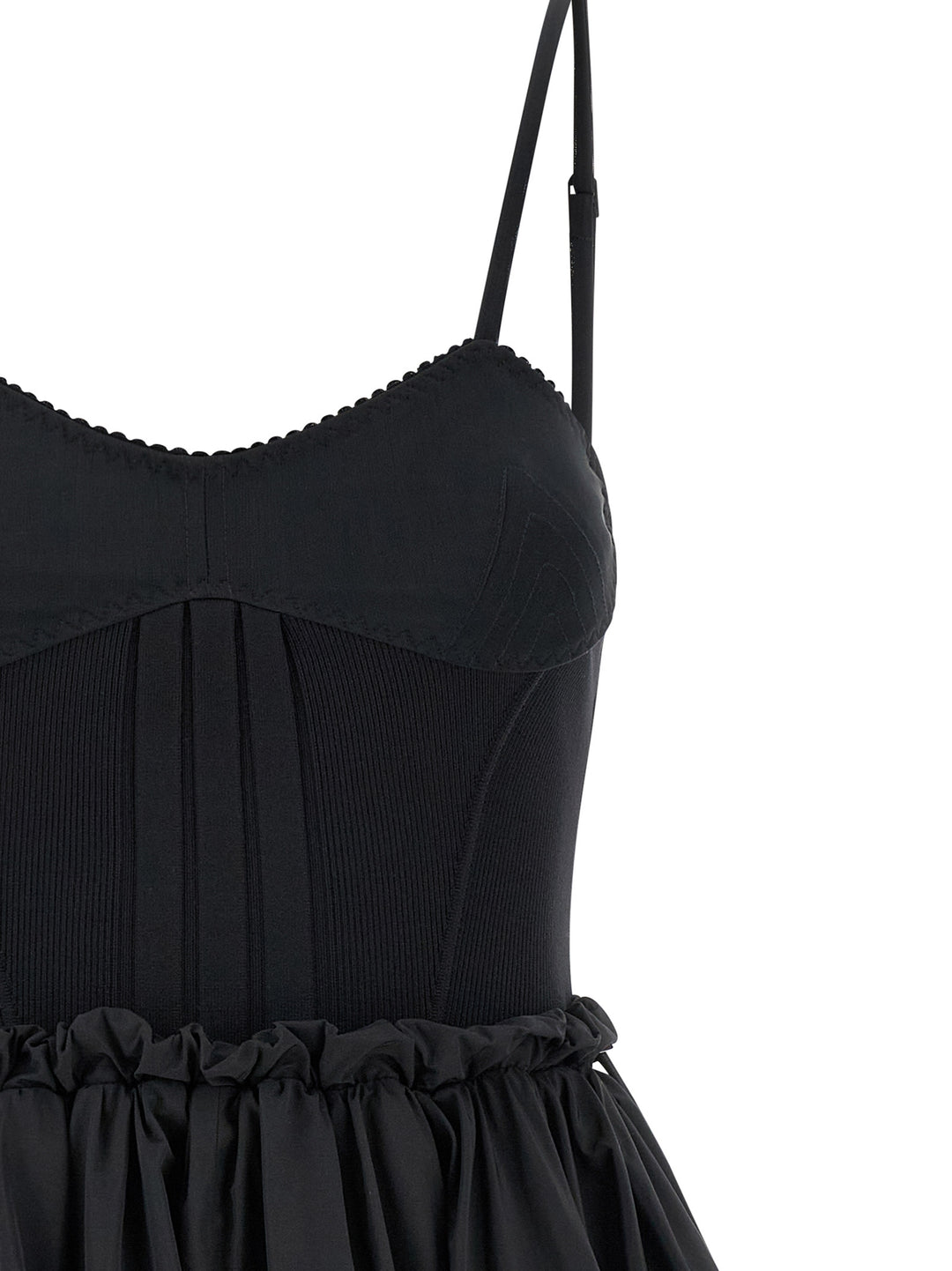 The Attico Taffeta Dress Dresses - Black | 820d8aa8e6b3a018247efa55fada20ef4410119a