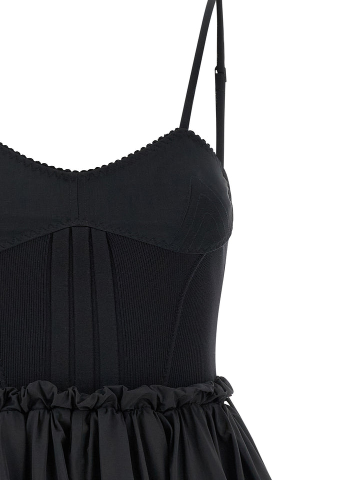 The Attico Taffeta Dress Dresses - Black | 820d8aa8e6b3a018247efa55fada20ef4410119a