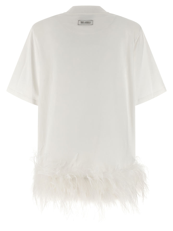 The Attico Feather Dress Dresses - White | 140edad674d91d7d6ae7344df397f431fdefaecb