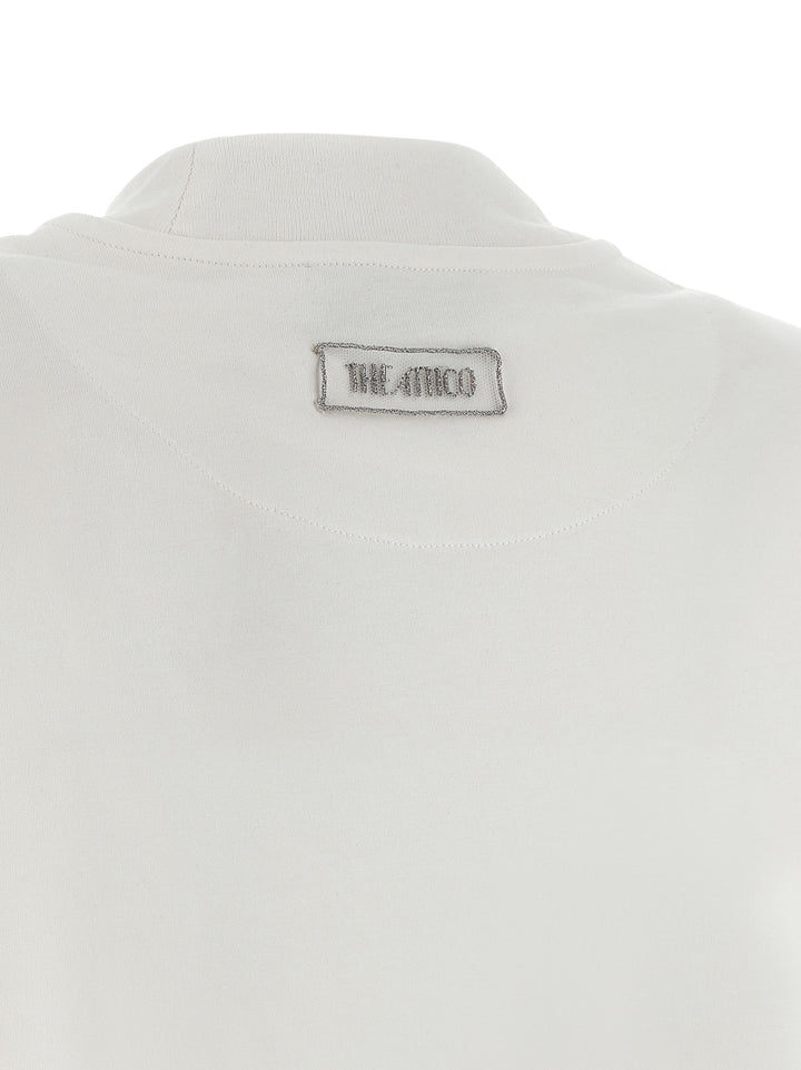 The Attico Feather Dress Dresses - White | 36f7268961ded207ba5a7c028151f965b392b602