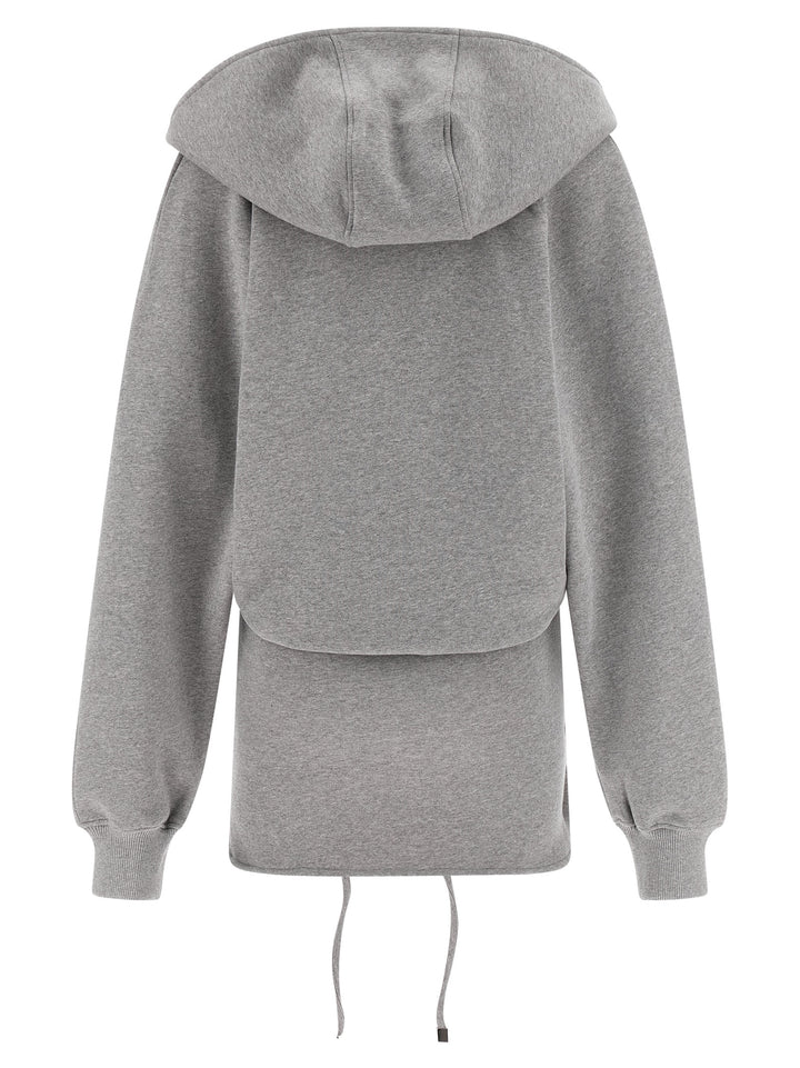 The Attico Hooded Dress Dresses - Gray | a2e3a011f97b97623875866067257c7f6ebcf5ca