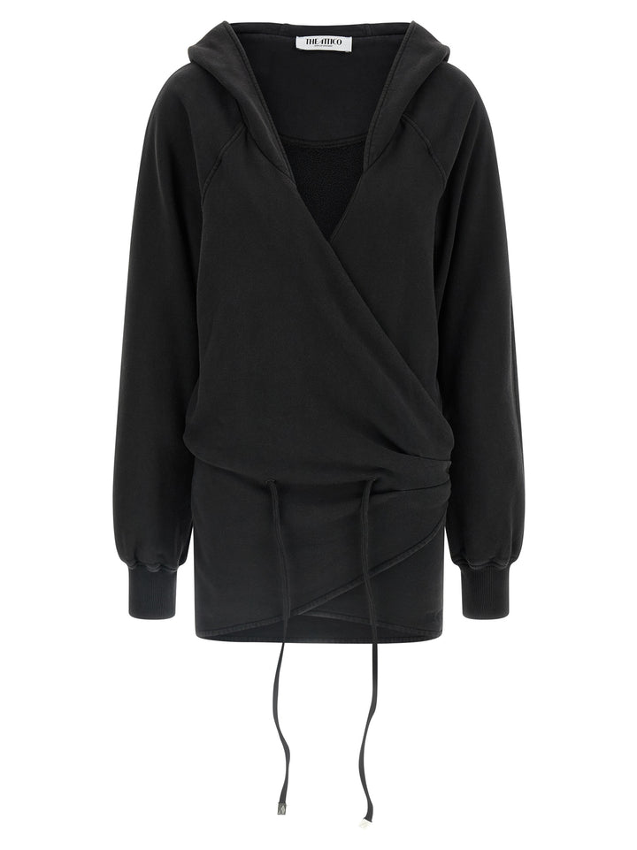 The Attico Hooded Dress Dresses - Black | 19ea3b3f368dbaa68fdf8806b95bf5a84df5ae56