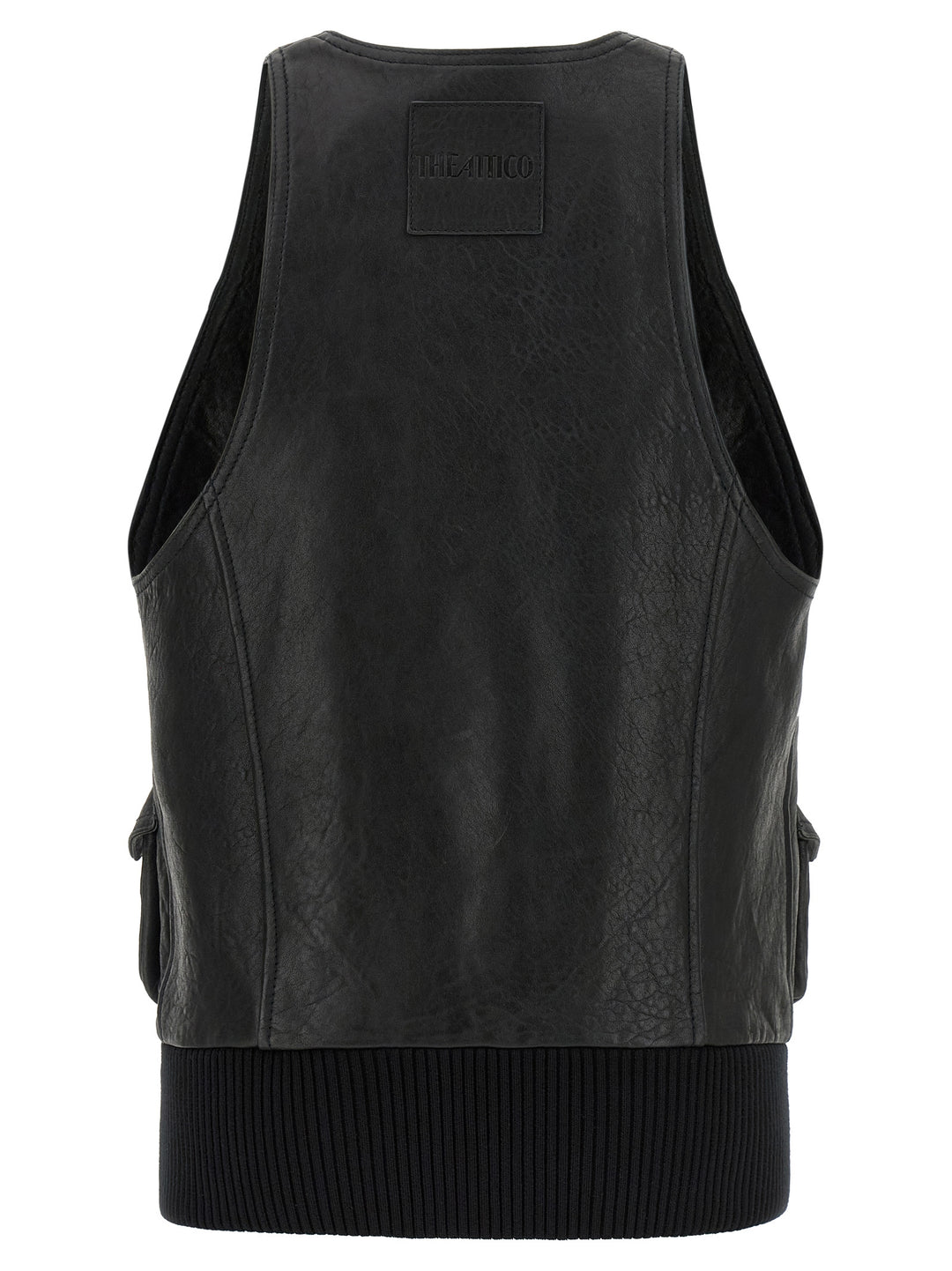 The Attico Blouson Vest Gilet - Black | b3eecf8eaf1c60290c49fd1aa95a4053e327b715