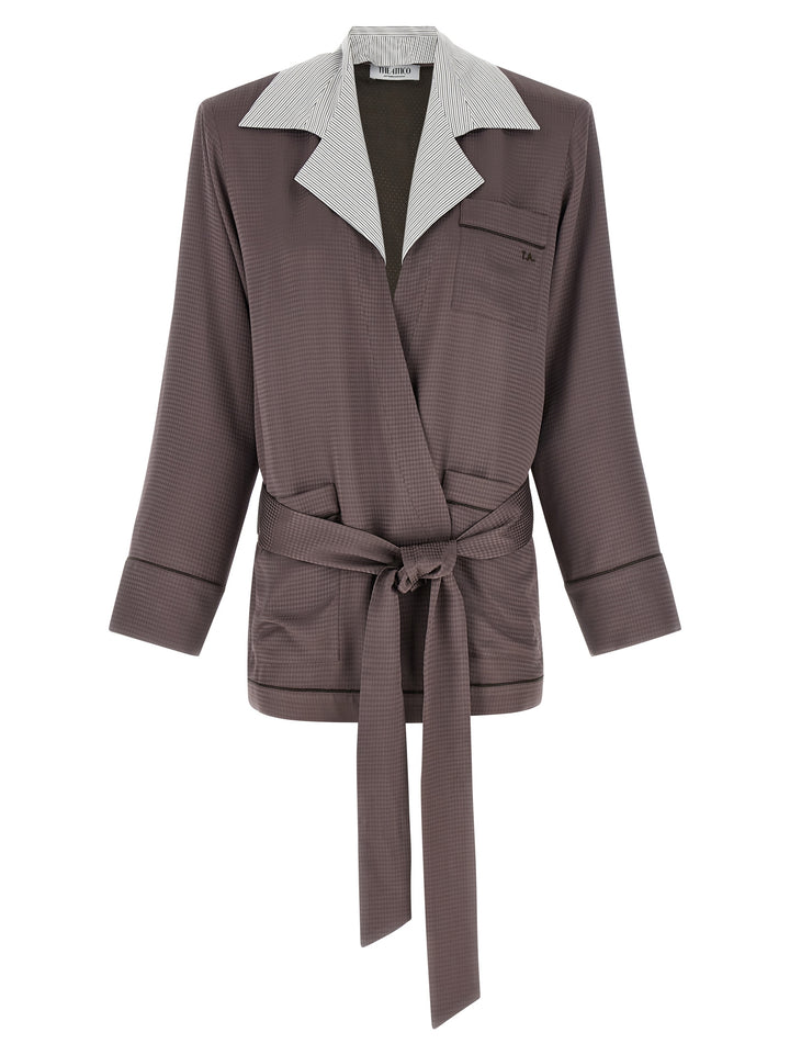 The Attico Dressing Gown Blazer BlazerS - Purple | 90be7f2b962ad79ed96b9048637b17e5f5525814