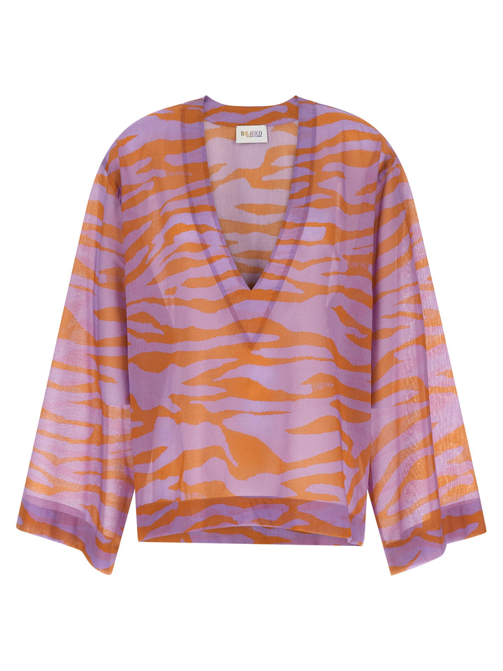 The Attico Il Primo Bagno Shirt and Blouse - Purple | 2dc10a2db804ee3fc1ad34056ff748a0b93fca38