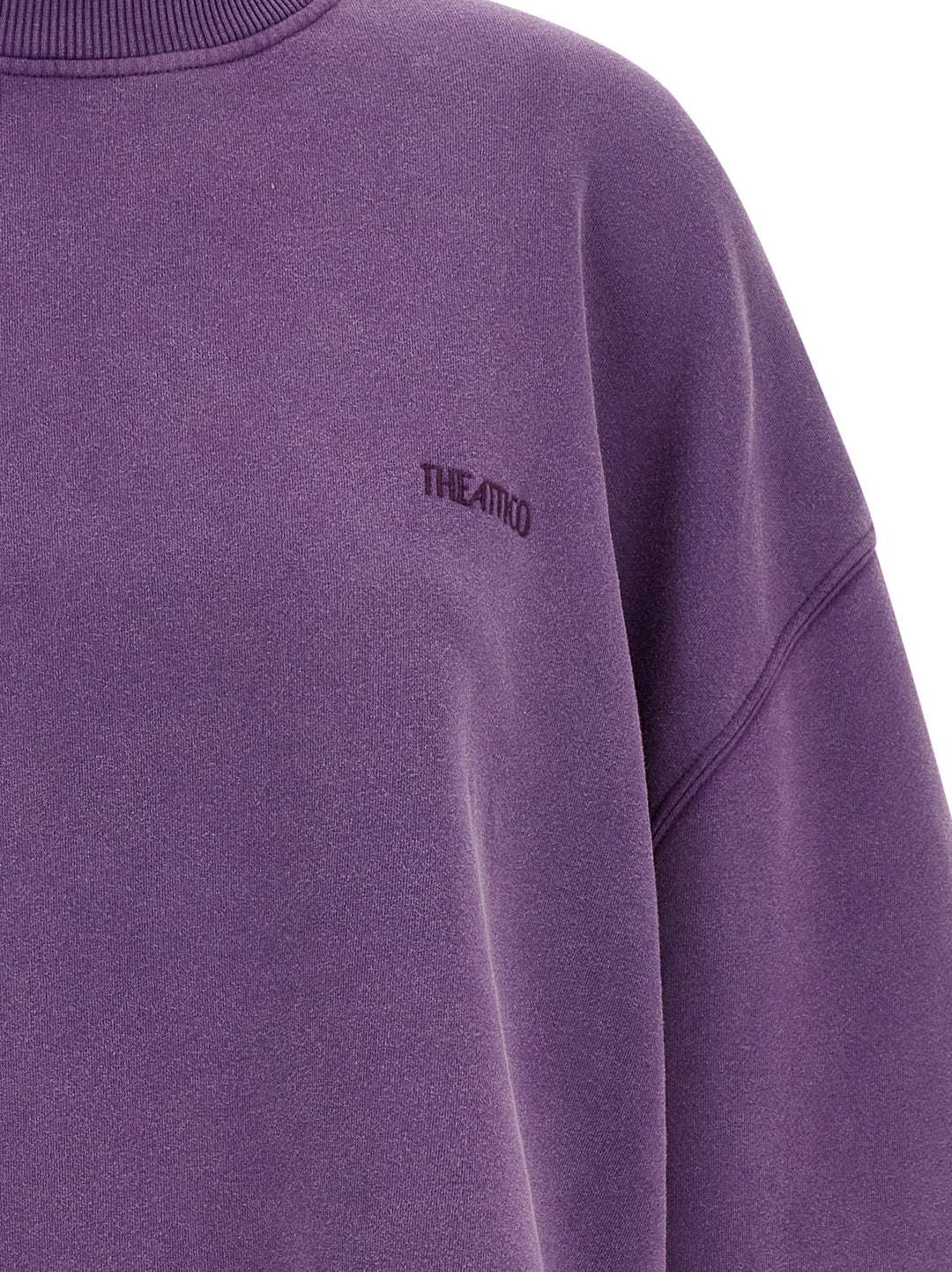 The Attico Shaped Slit Sweatshirt - Purple | 54be0da7c95454c81c49985af9d42a6e8270bb8f