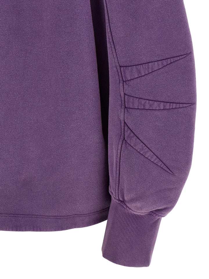 The Attico Shaped Slit Sweatshirt - Purple | ebf265677f3e6916770660562c4c668c3768ebc9