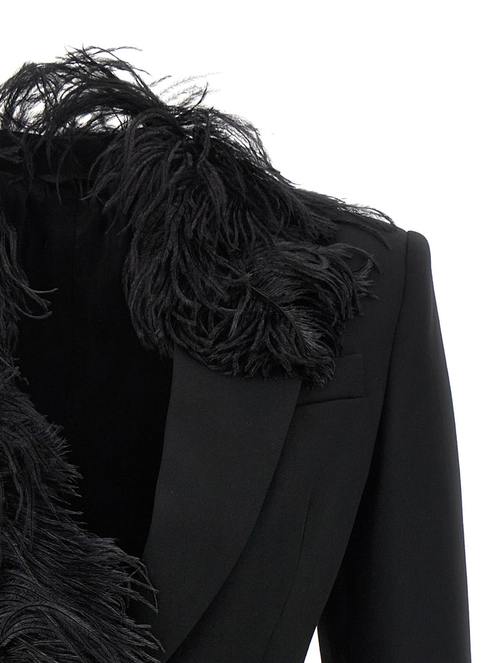 The Attico Feather Blazer BlazerS - Black | 3c0bbfad7e173c84e647231bb112d06fb540a4c8