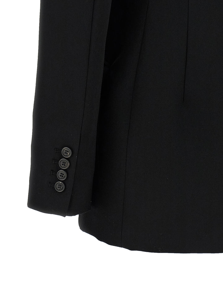 The Attico Feather Blazer BlazerS - Black | 78d5b0108ef4905e6ac125a7dc97764917a5be47