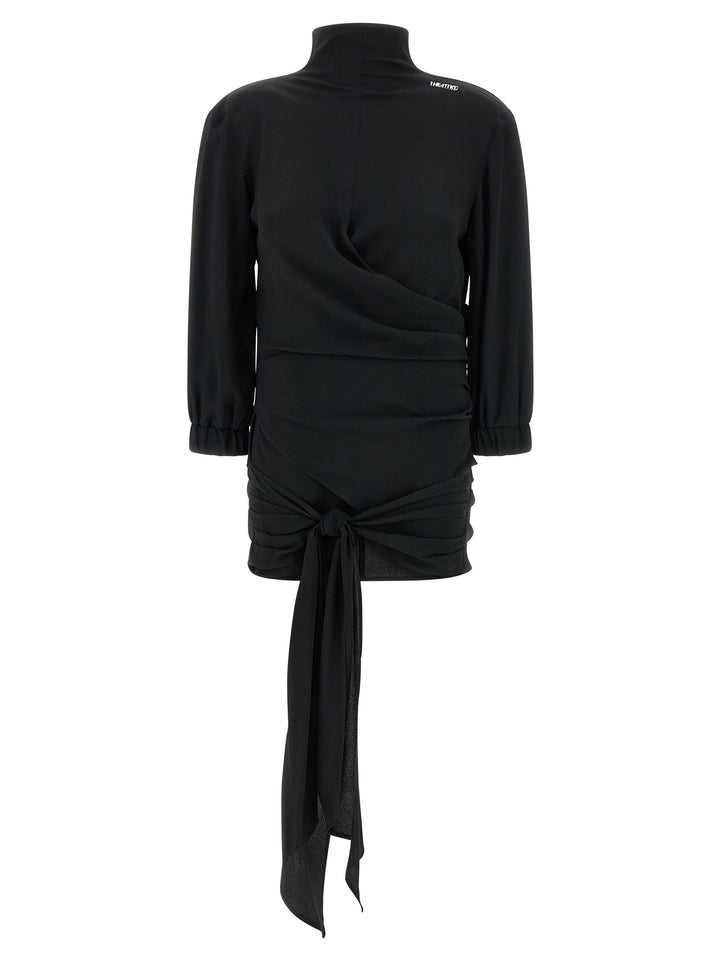 The Attico Sash Top Tops - Black | d2e67cd3c519b12f7404336115e50a6cddf36839