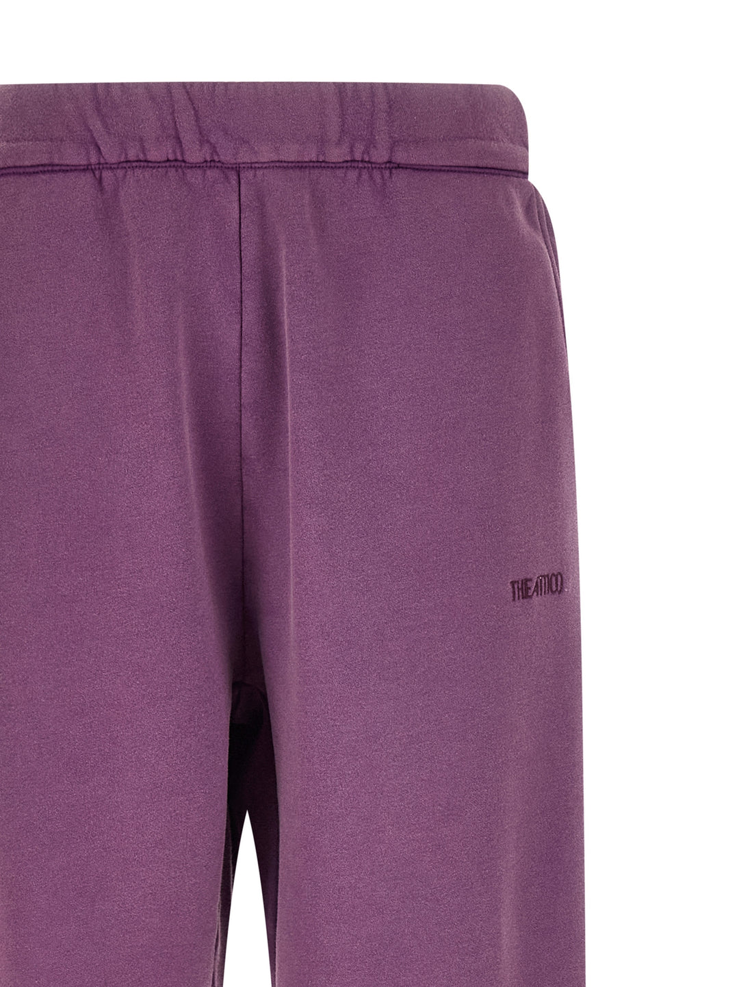 The Attico Logo Embroidery Joggers Pants - Purple | 8473be5d053de560e7f20174ebbaec37a5afa127