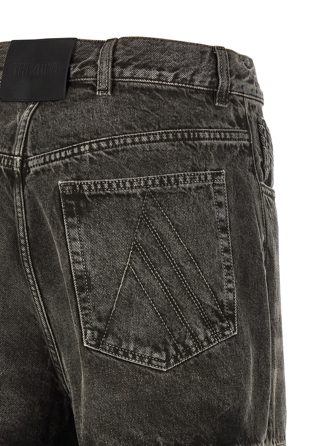 The Attico Cut-Out Jeans - Black | 03d9efbeb5b9ee689995d5ac859cee89e19fcb88