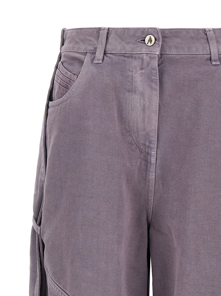 The Attico Garment-Dyed Jeans - Purple | 05765795803ea3063d33c5cad1cb8aabe96e30b5