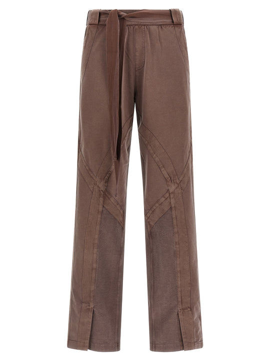 Front Split Pants Brown