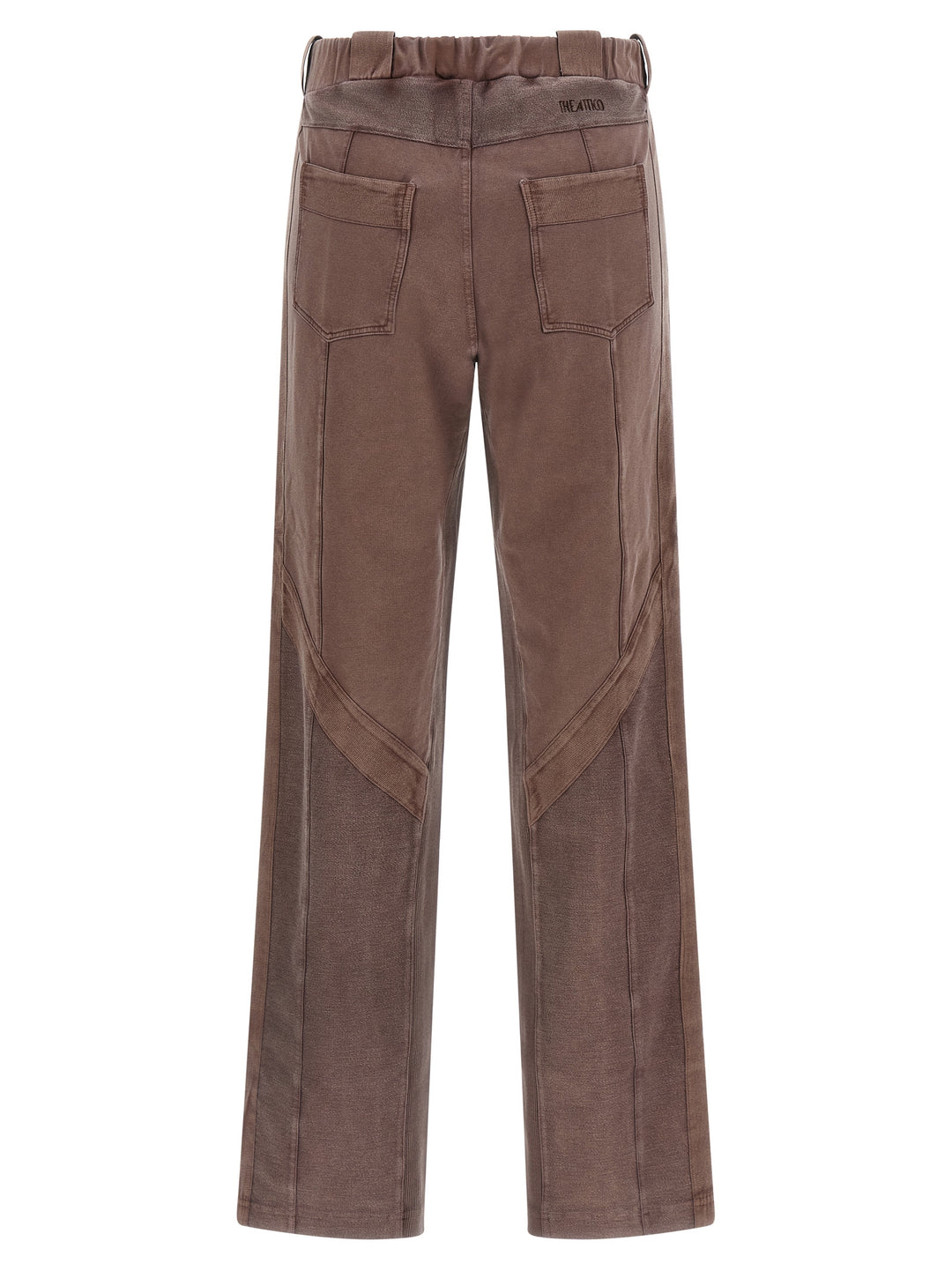 The Attico Front Split Pants - Brown | 4830092f2952de06e52a9d1892ea3f44b3ab0dac