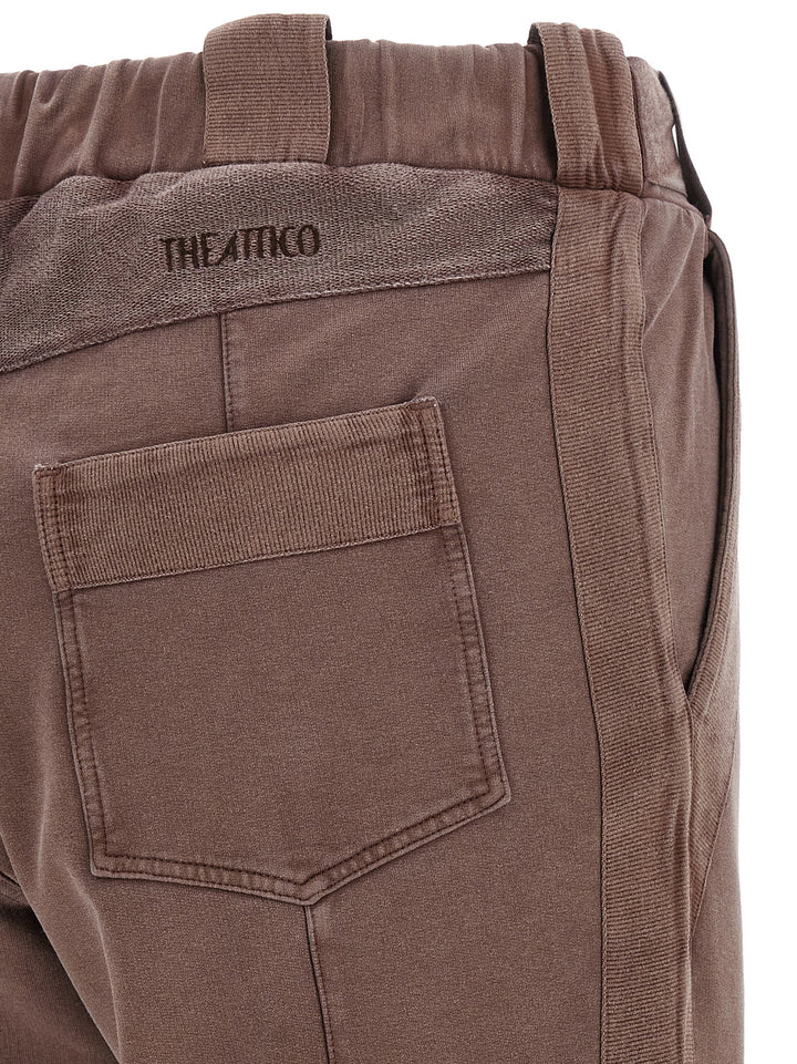 The Attico Front Split Pants - Brown | 4ecac247fbb819dbbcbf65d386553c8ee43a21cb