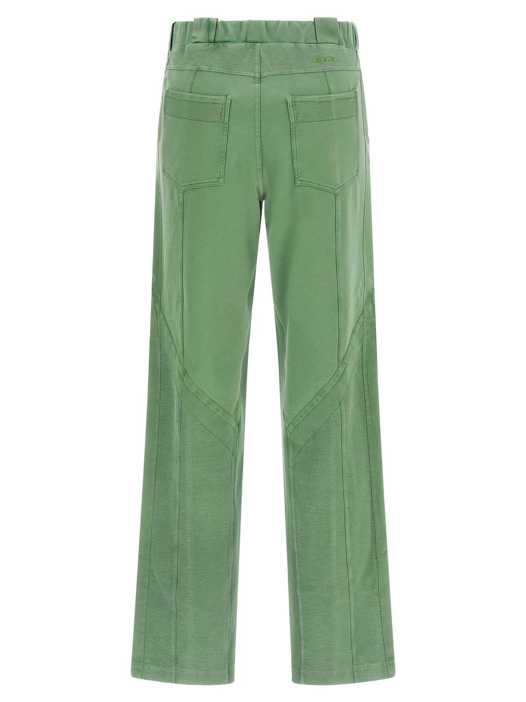The Attico Front Split Pants - Green | 51c9000dc863dc765b3c93b85b8e1c9b1186b5e2