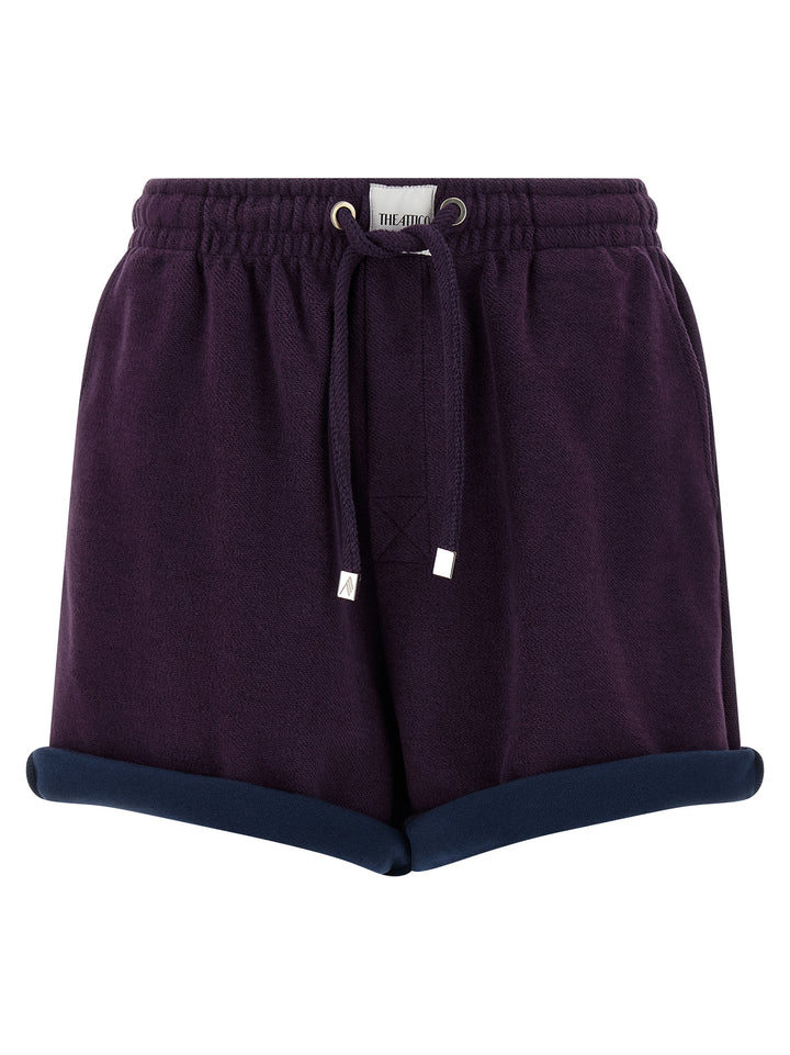 The Attico American Fleece Shorts Bermuda and Short - Purple | c78c6b9720ea3b67c0c010e954a6ecad7cfd104f