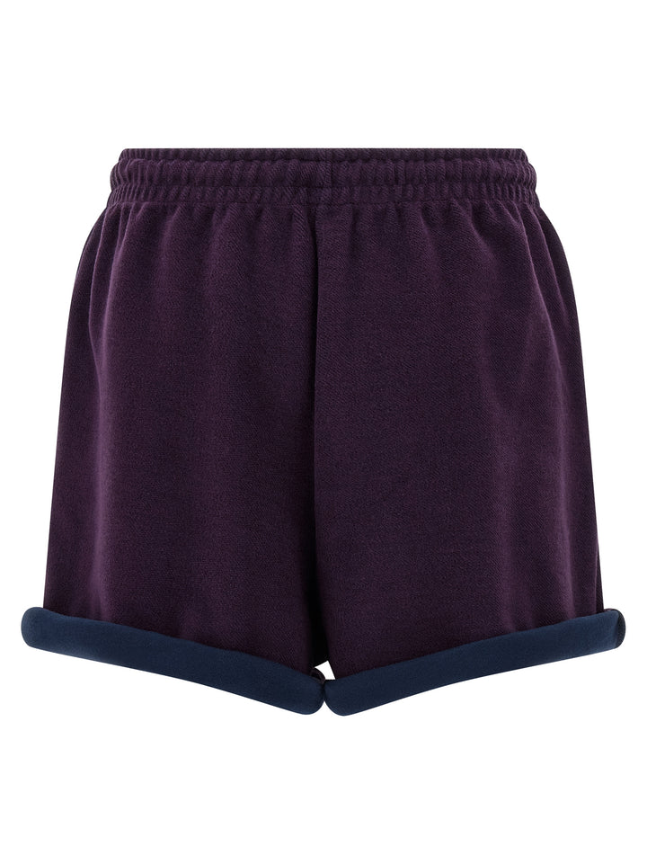 The Attico American Fleece Shorts Bermuda and Short - Purple | 09a10112aea97673db6c9aea8333ecd26ea0b5d5