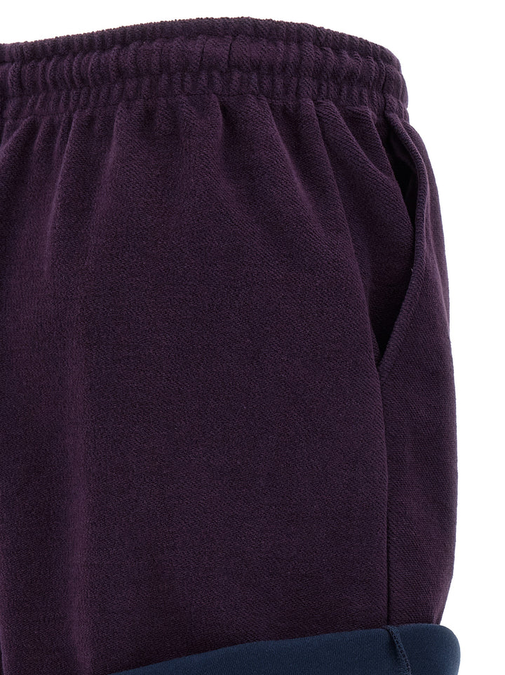 The Attico American Fleece Shorts Bermuda and Short - Purple | 947253e77772cfb154d9f0ce13a088a2e7380a56