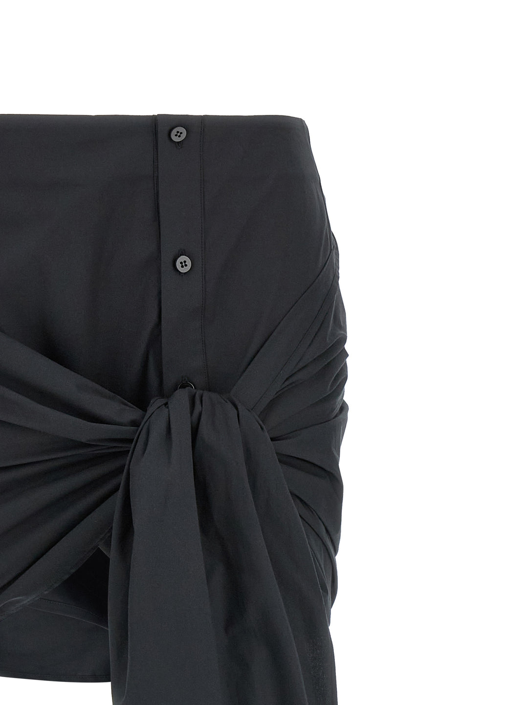 The Attico -Bow Skirt Skirts - Black | 7cb59ecac30eaf981d55f95e1546aa5c99f00f64