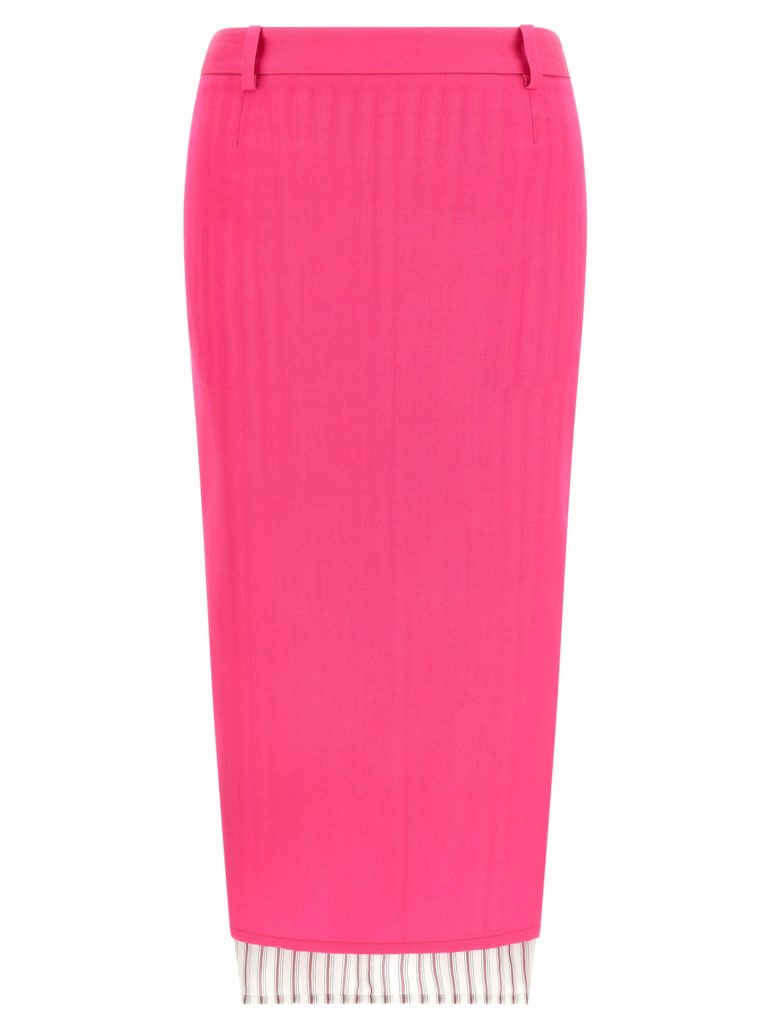 The Attico Double Layer Skirt Skirts - Fuchsia | c4aed8195a7a520b6613cd599ed7773545f1be8d