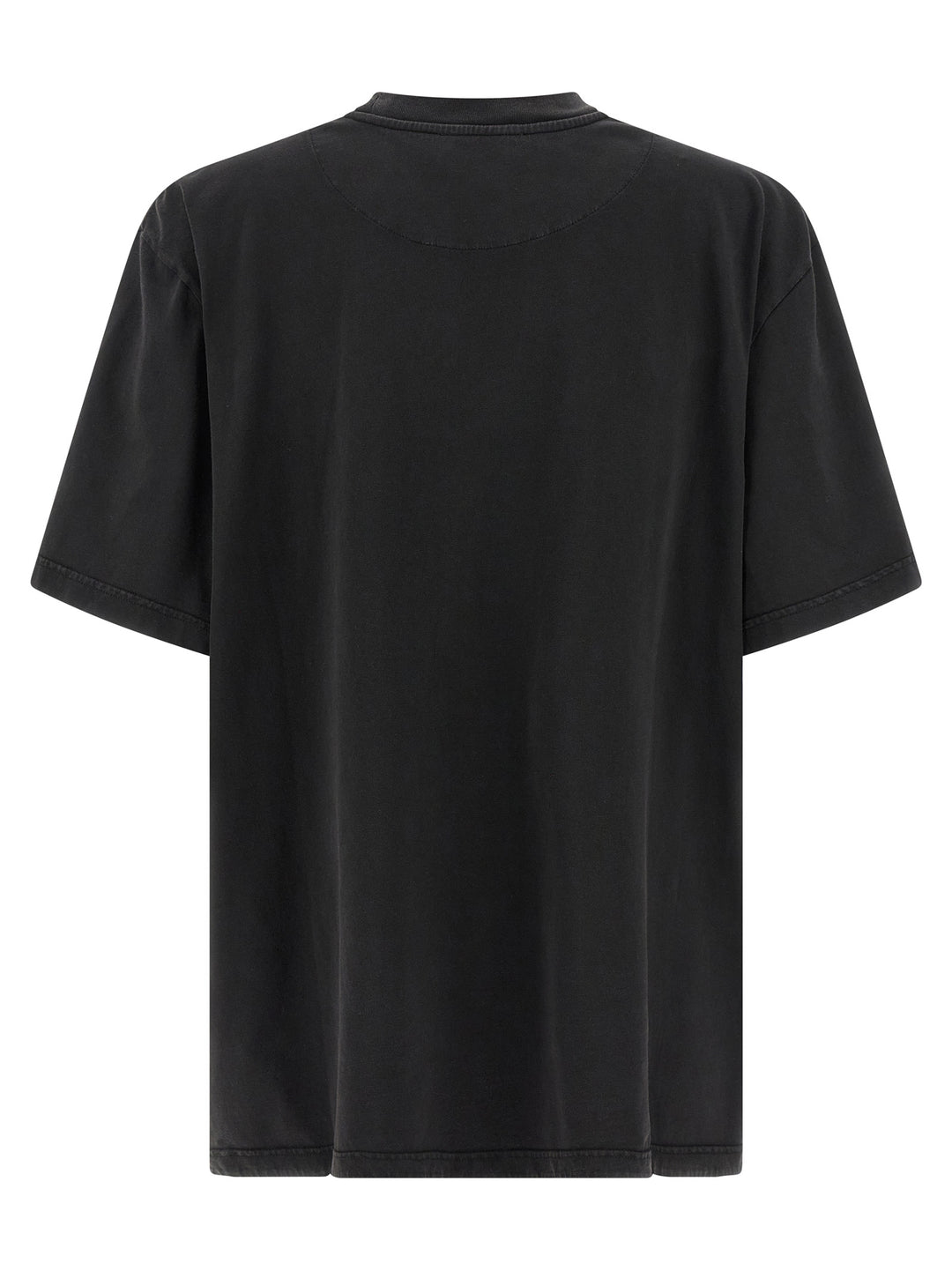 The Attico Shaped Split T-shirt - Black | 4402acedc4bf8fffb5f2e28e6415d69a8f28e0e1
