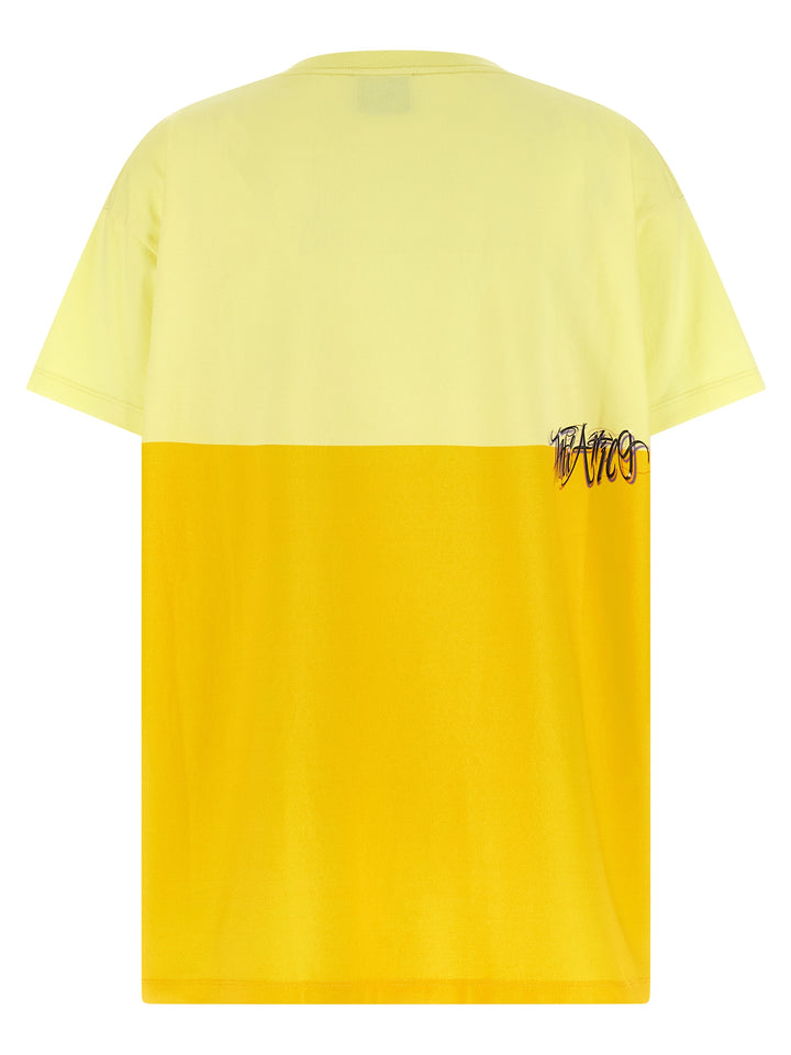 The Attico Il Primo Bagno T-shirt - Yellow | a432bf68fe7f9eae8185eaebea16ae8890724b05