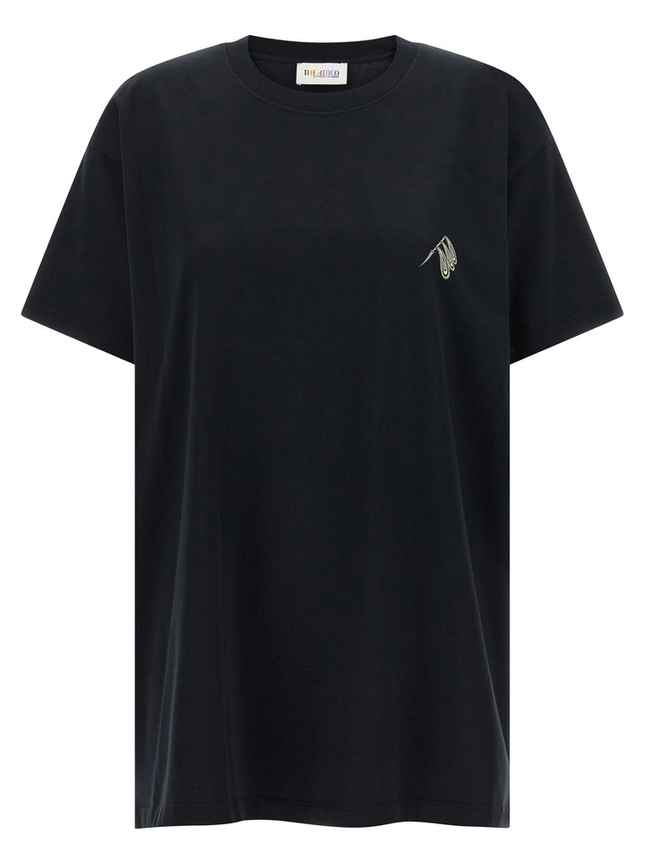 The Attico Il Primo Bagno T-shirt - Black | 104d2d36ab92112727a5e1009b12e624800ffd3d