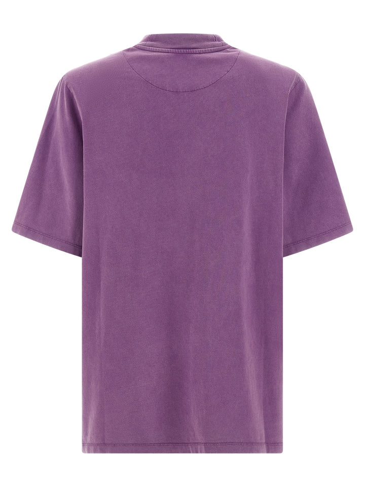 The Attico Padded Shoulder T-shirt - Purple | d454d676612f4d60d9c35f70e7d4626976425483