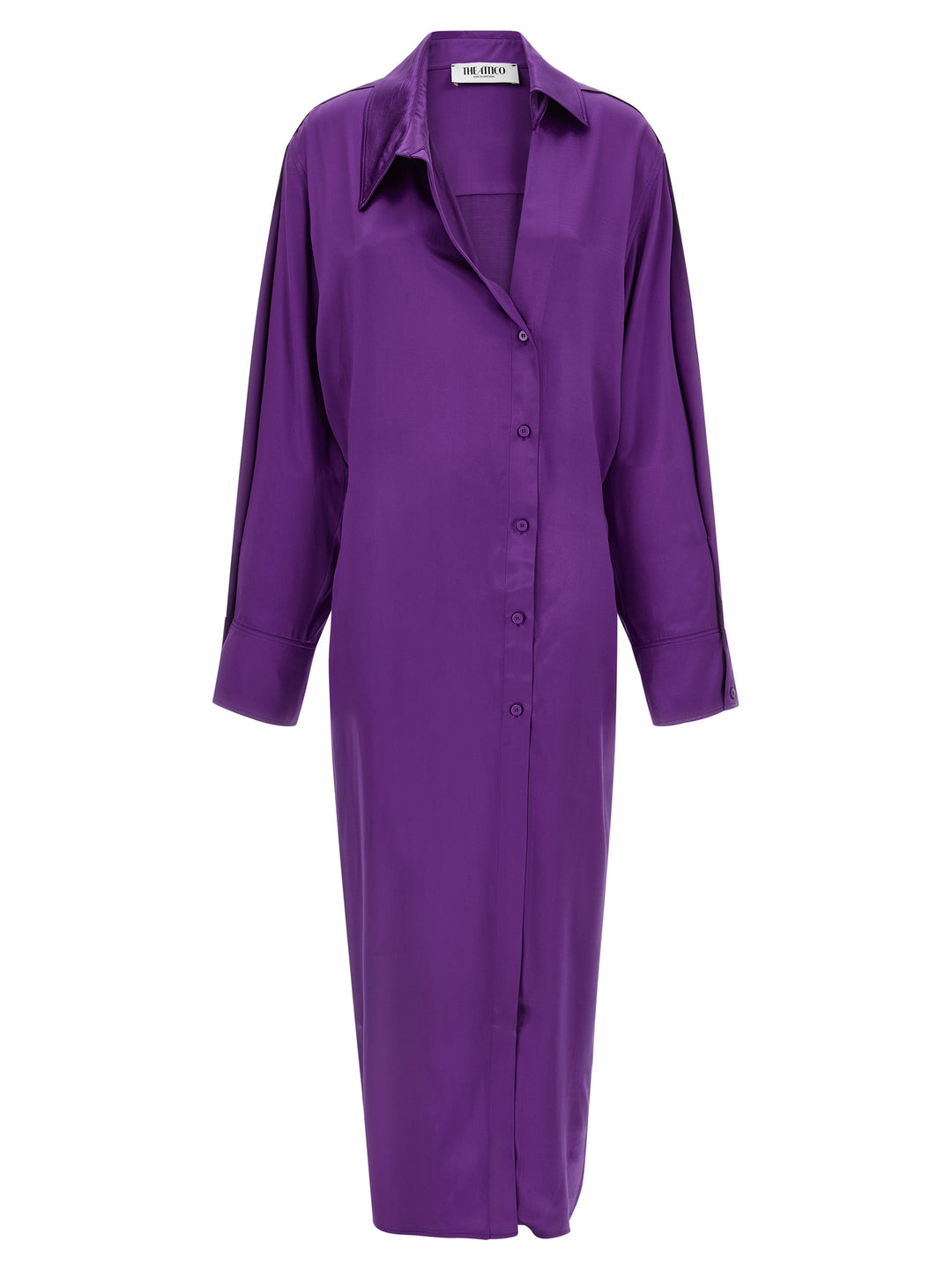 The Attico Chemisier Dress Dresses - Purple | 1ad7c0bbbf46c413133f8f3ae959ca1064bcfd4b