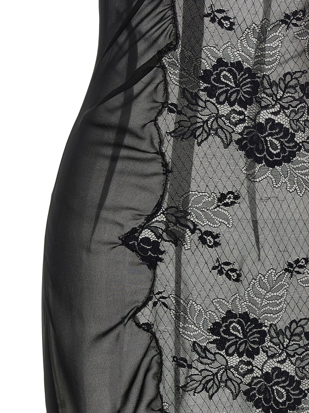 The Attico Lace Tulle Dress Dresses - Black | bd9fe7fb39e042d1fcc77114f43d75ba30572d36