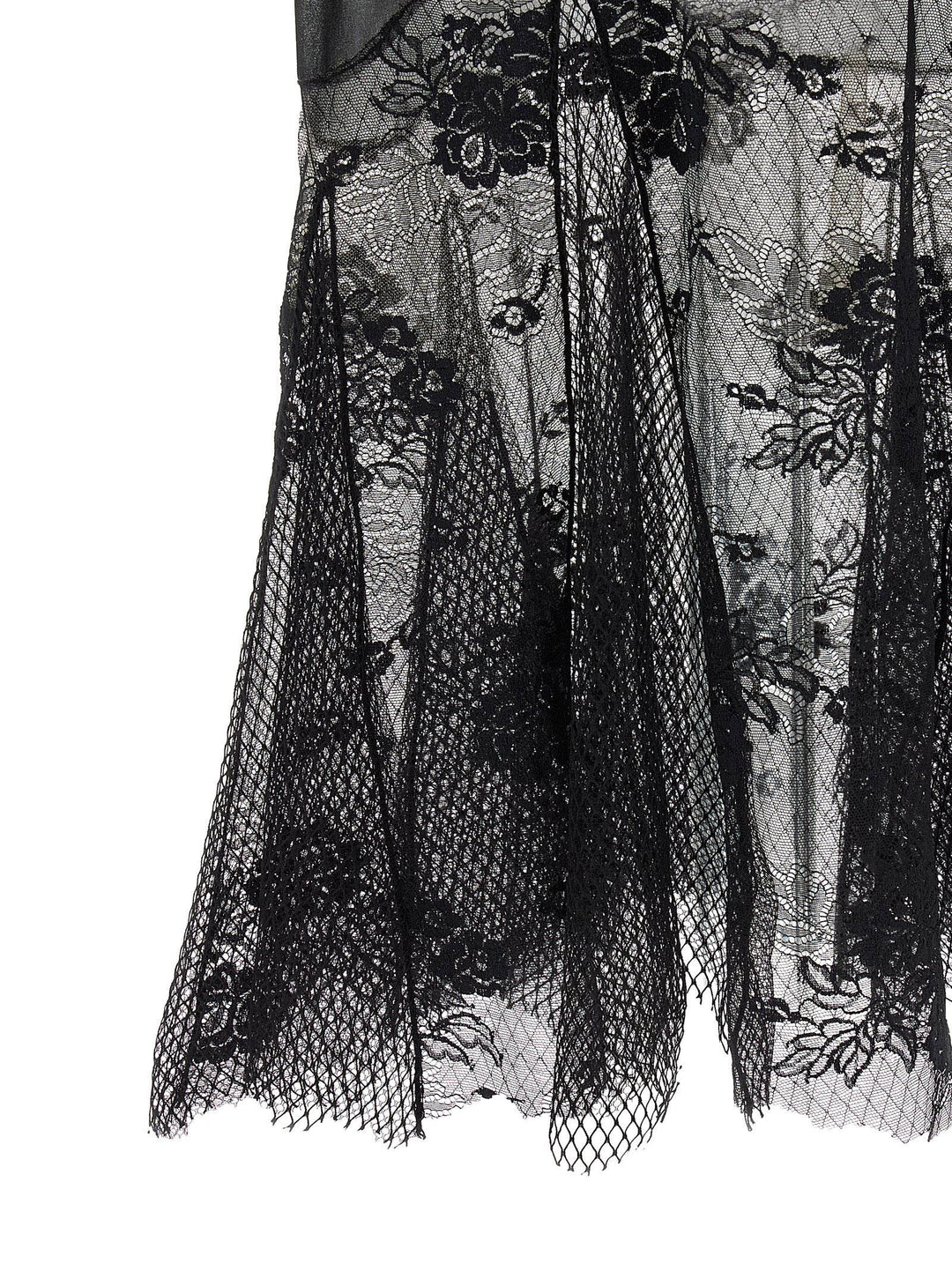 The Attico Lace Tulle Dress Dresses - Black | 3d1eb8517d344d0605ff803011a77a40c6a3c652