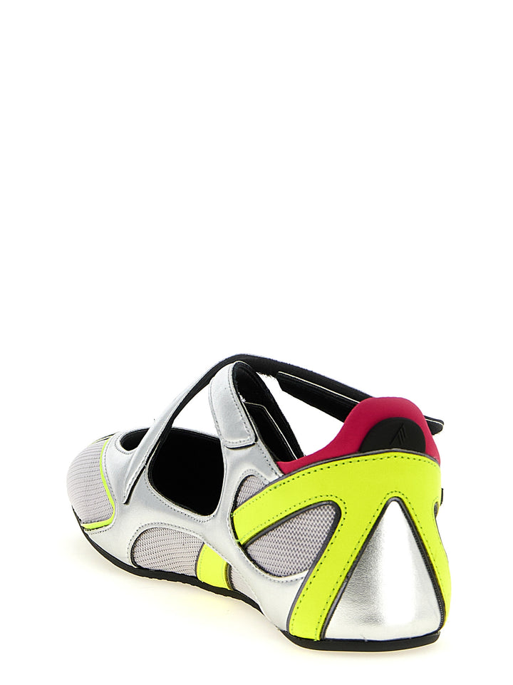 The Attico Floor 01 Flat shoes - Silver | 385882e8e6e44696af8297a777694ed1ececfaac