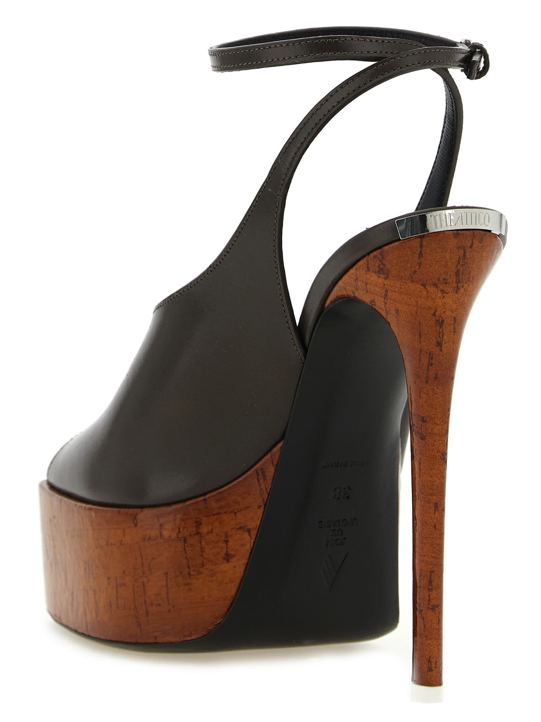 The Attico Ornella Sandals - Green | 97ed2da37b45f95c5193778054db9a3a2520d90a