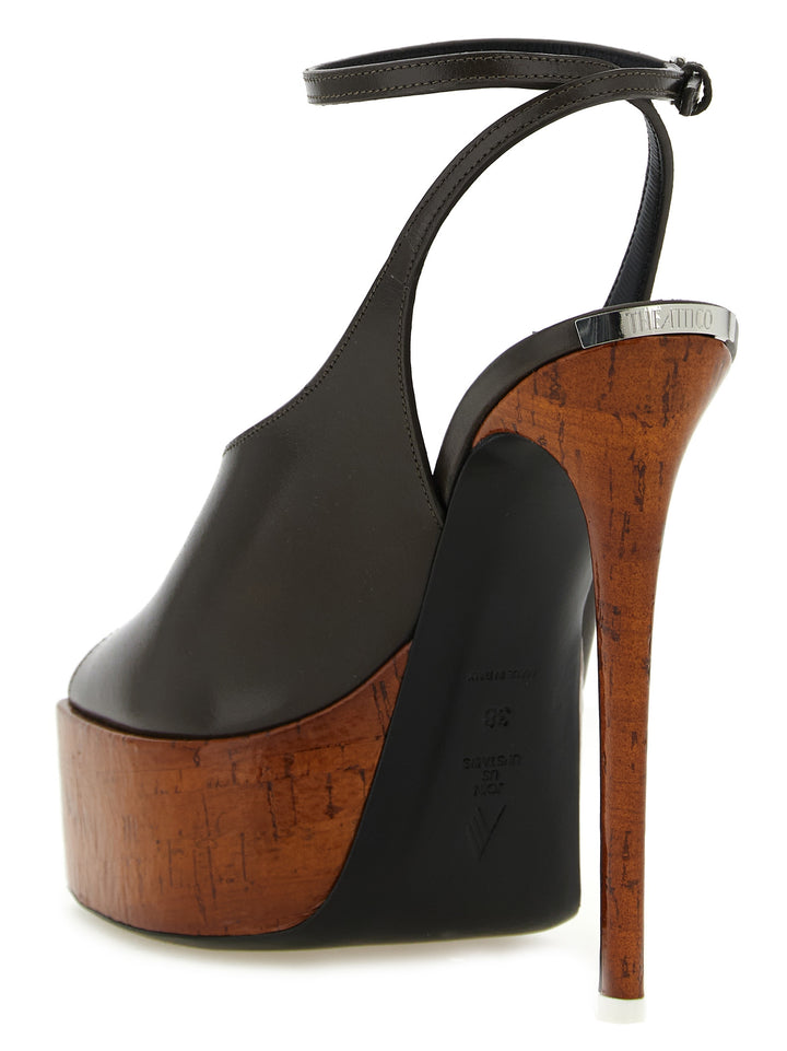 The Attico Ornella Sandals - Green | 97ed2da37b45f95c5193778054db9a3a2520d90a
